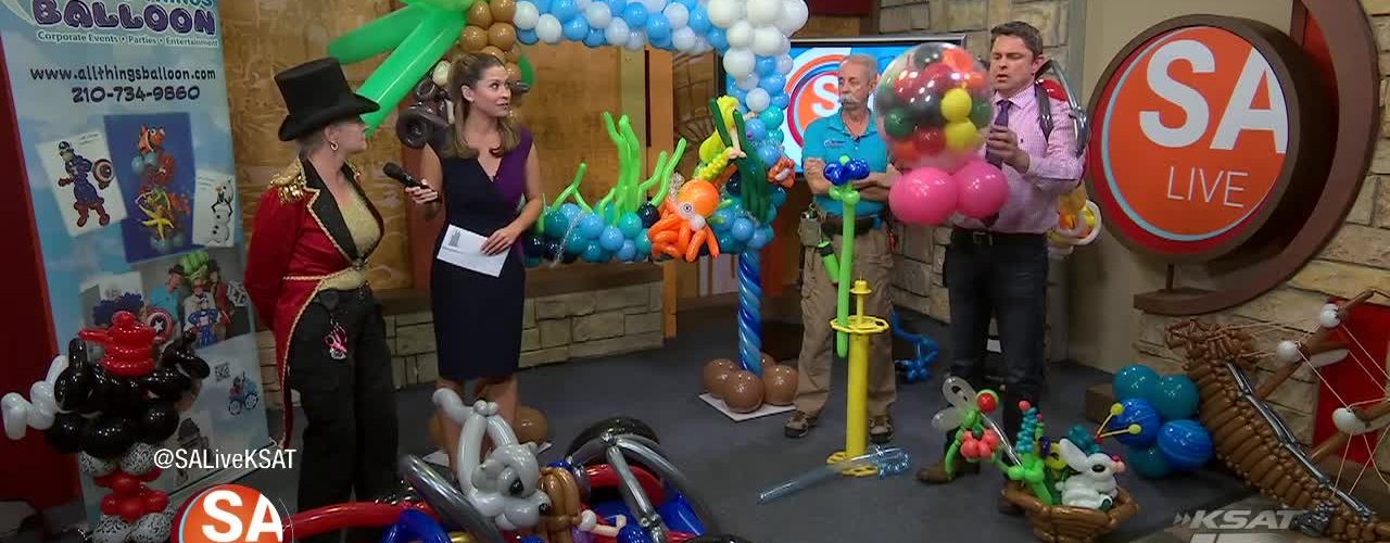 “Lord of the Latex” balloon sculptor takes over SA Live