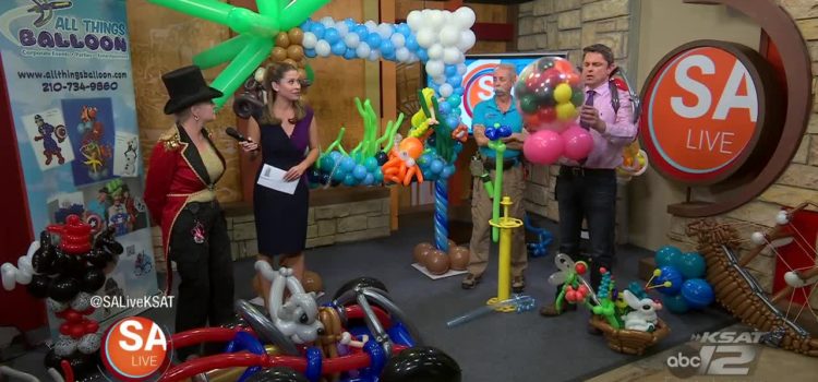 “Lord of the Latex” balloon sculptor takes over SA Live