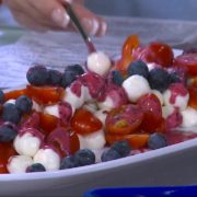 Red, white & blue salad