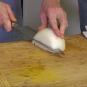 Cutting an onion just got a whole lot easier